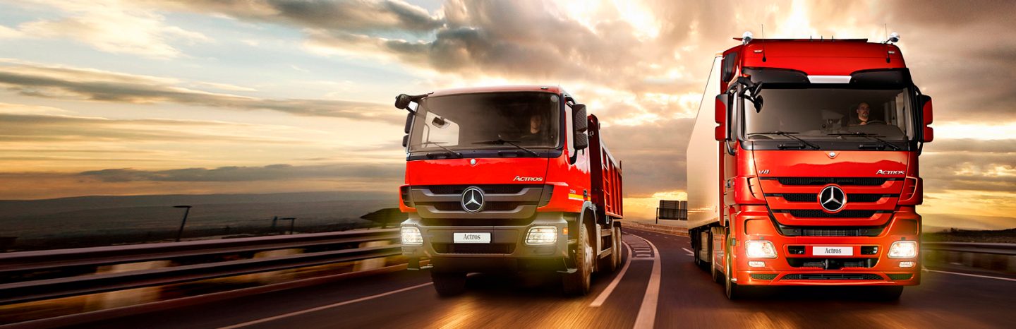 Онлайн-шоурум грузовиков Mercedes-Benz